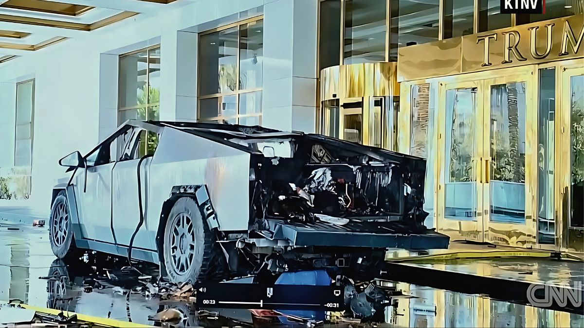Elon Musk Says Tesla Can Restore the Cybertruck That Exploded Outside